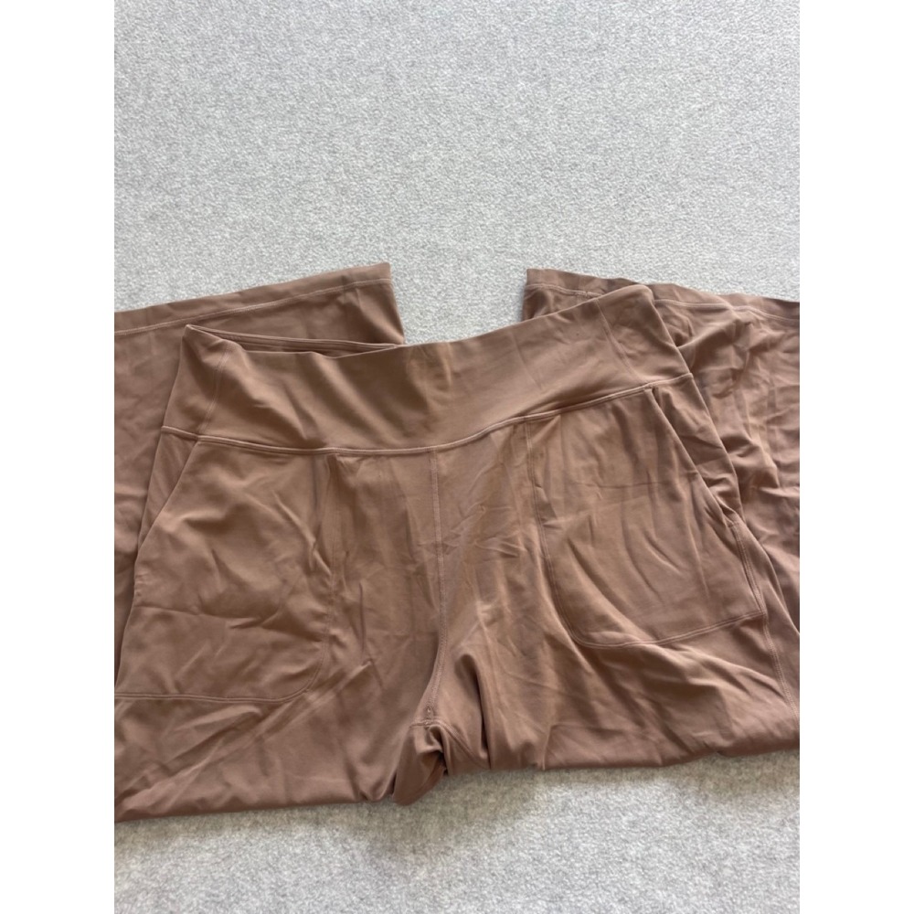 Lululemon Align Wide Leg Crop Java Brown Nulu Yog… - image 1